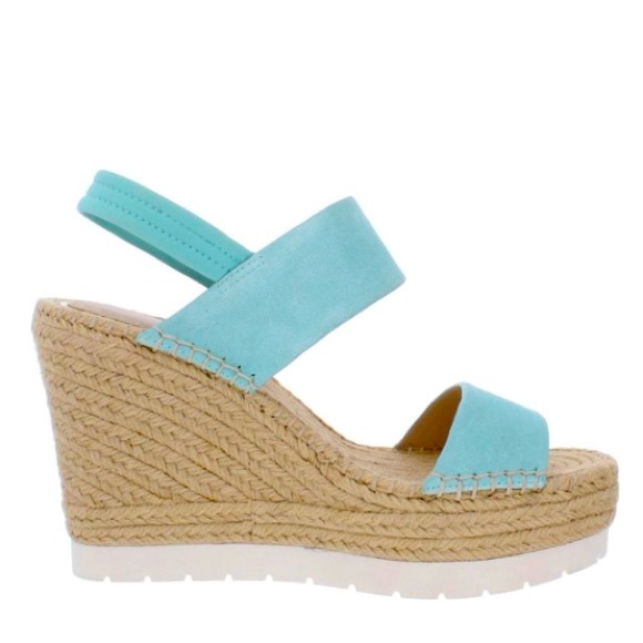 Kenneth Cole Womens Oliva Simple EVA Suede Wedge Sandals - Picture 2 of 10